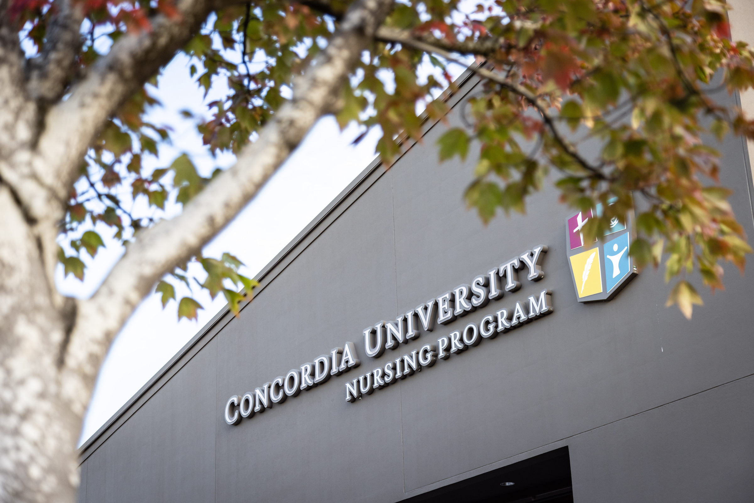 CSP Global Portland building with a gray background and a CSP logo.